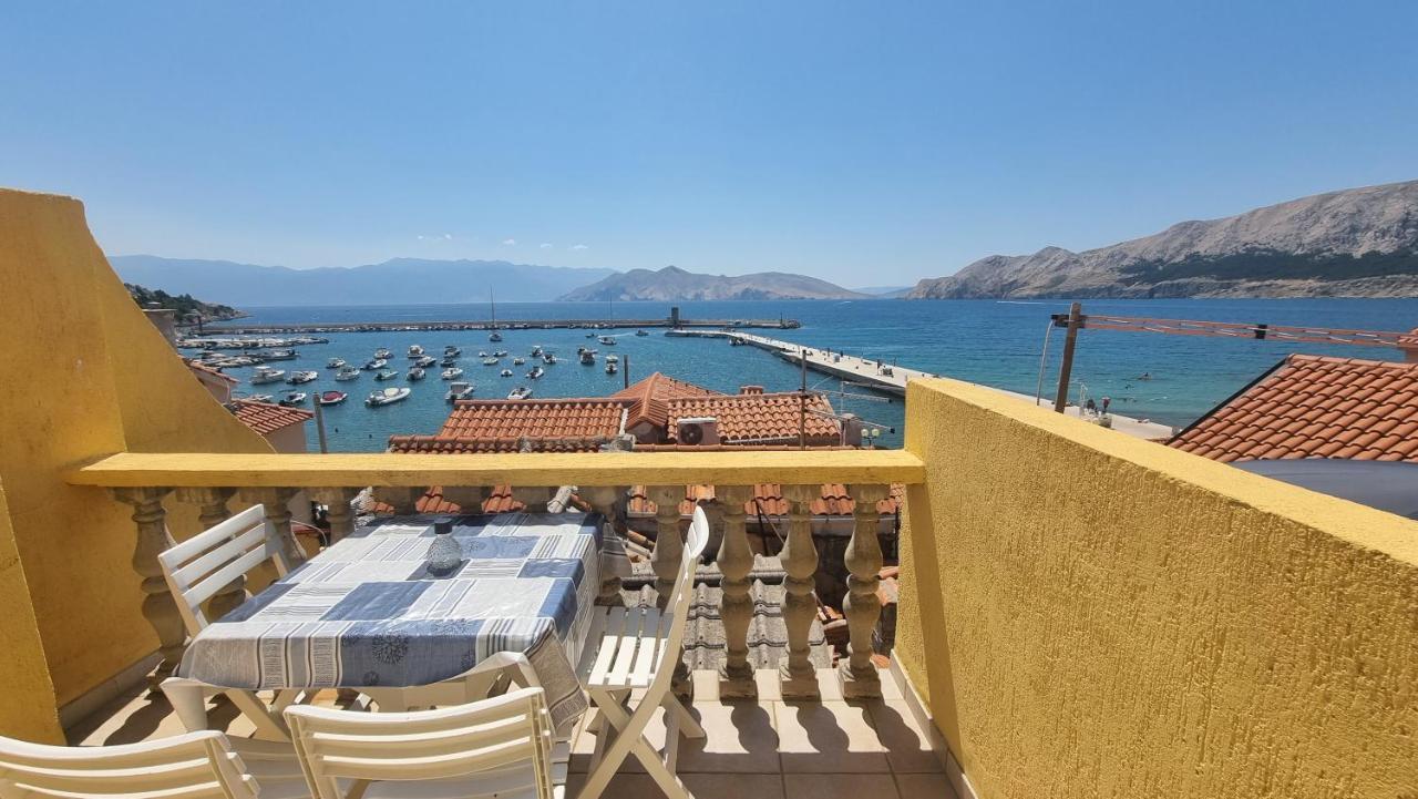 Apartment Igor With Balcony And Sea View Baška Екстериор снимка